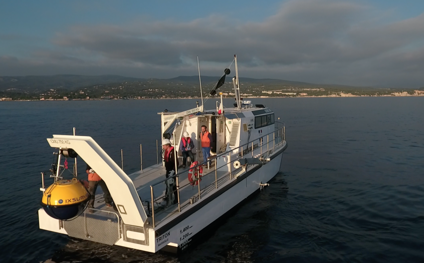 iXblue delivers TRITON, a new vessel for the DRASSM | iXblue
