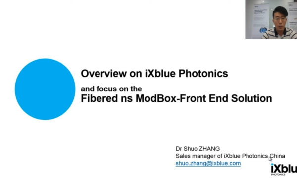 Overview on iXblue Photonics and Focus on ModBox FrontEnd Solution CN
